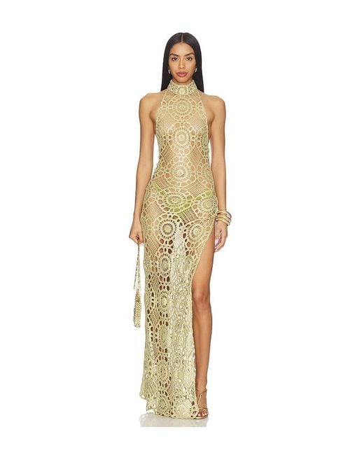 Bronx and Banco Metallic Tunisa Crochet Halter