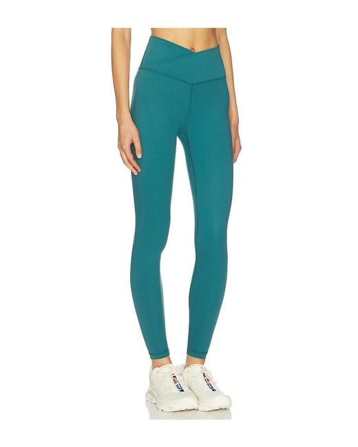 WellBeing + BeingWell Blue Flowwell Callista Crossover Legging