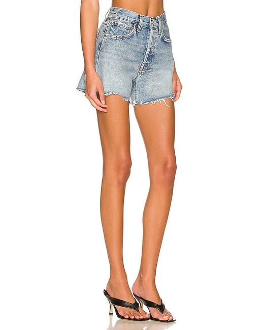 Agolde Blue Parker Long Short