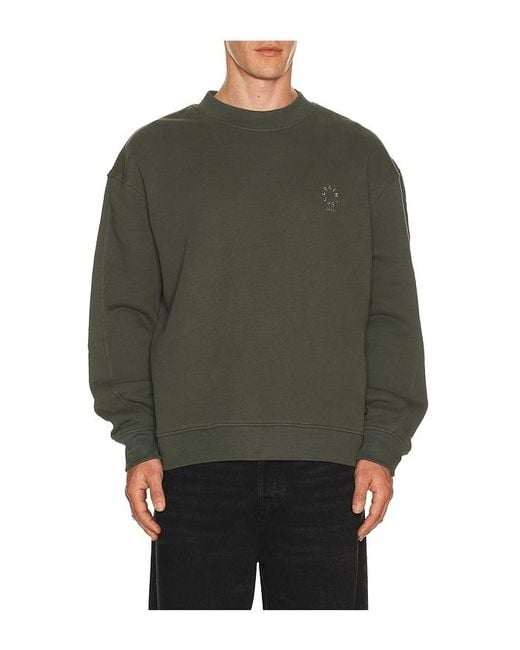 AllSaints Green Haven Crew Sweatshirt for men