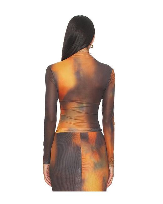 BY.DYLN Orange Gem Top