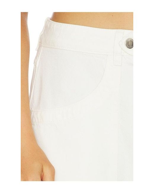 ICON DENIM White Lysa Wide Leg Jeans