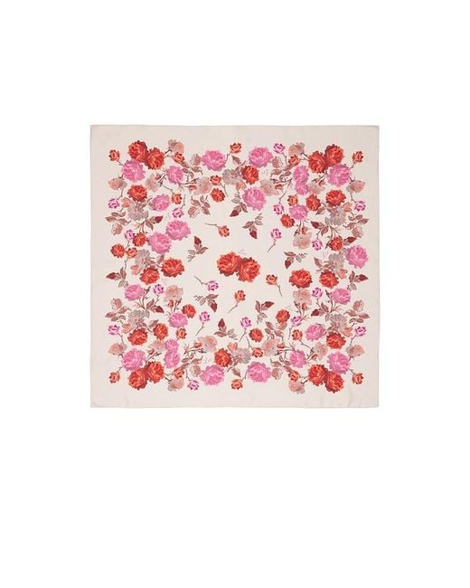 FRAME Pink X Alexandra Leclerc The Lucky Silk Scarf