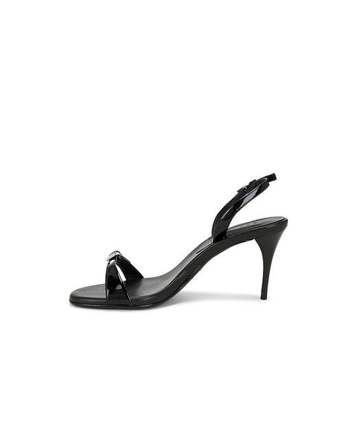 SCHUTZ SHOES Black Aurora Sling Mid Sandal