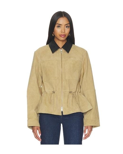 ALIGNE Blue Mavis Suede Jacket