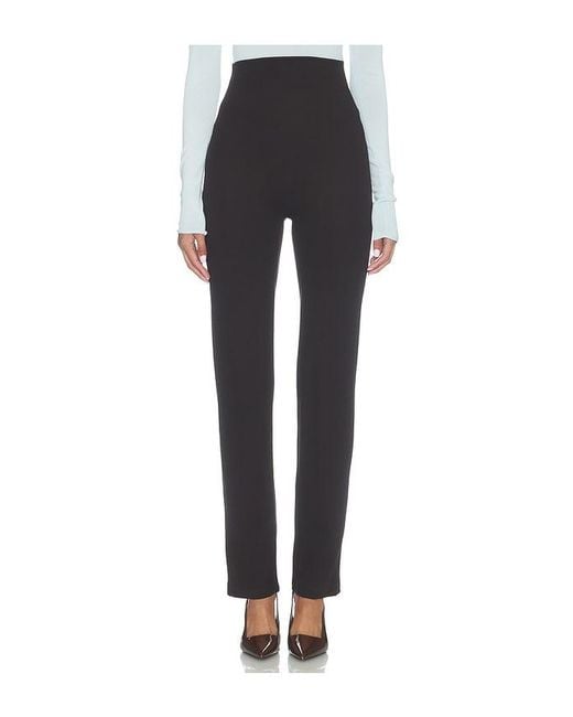 Leset Black Rio High Waist Straight Pant