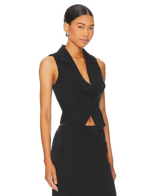 Lovers + Friends Black Brodie Vest