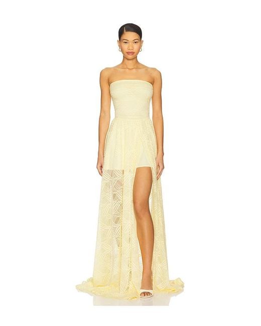 OW Collection Metallic Kleid Cleo