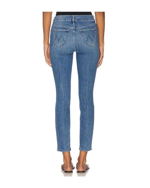 Mother Blue The Looker Ankle Jeans