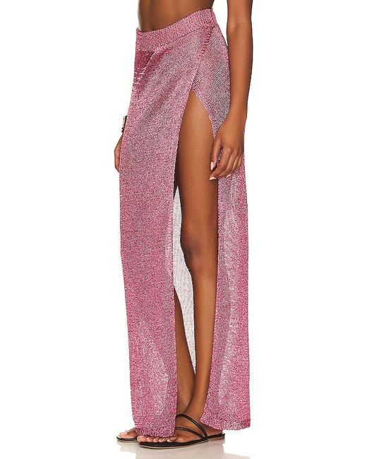 superdown Pink Keva Wrap Maxi Skirt