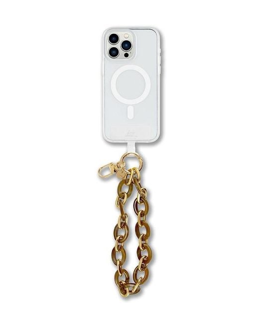 Sonix White Phone Wristlet