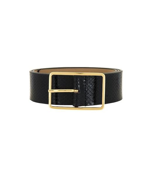 B-Low The Belt Black Milla Python Belt
