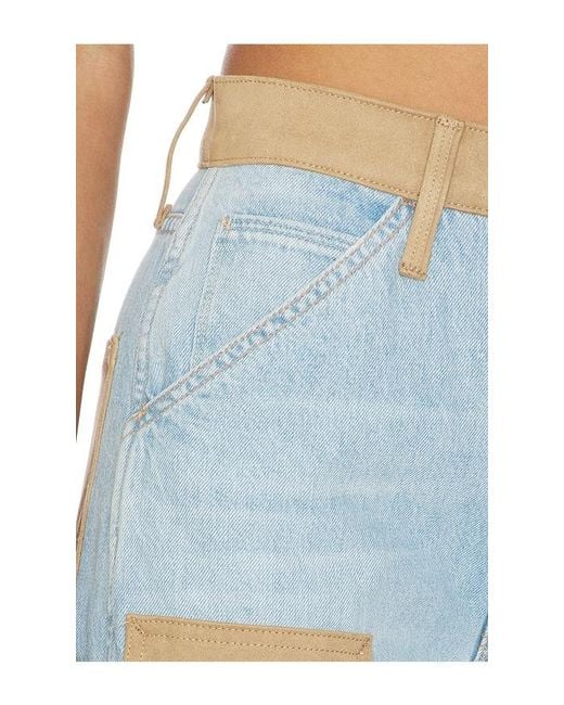 Mother Blue The Bee's Knees Stud Finder Skimp Jeans