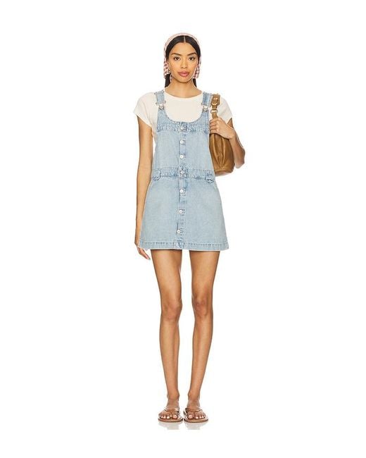 Free People Blue X We The Free Edie Denim Skirtall