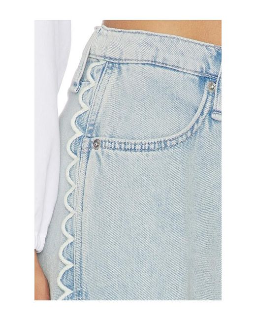 Rag & Bone Blue Featherweight Phoebe Drawstring Jeans