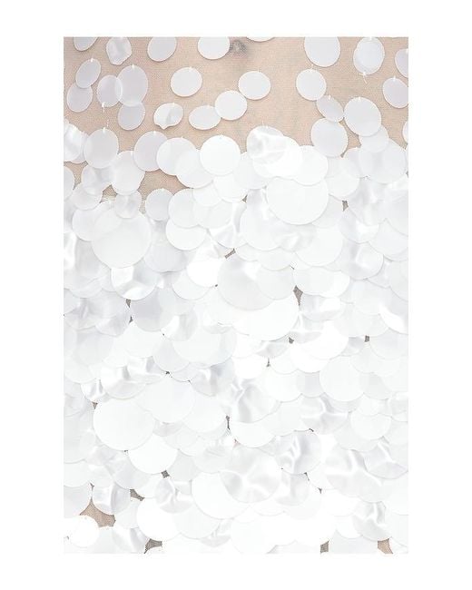 ROBE MISCHA en Ivory retroféte en coloris White