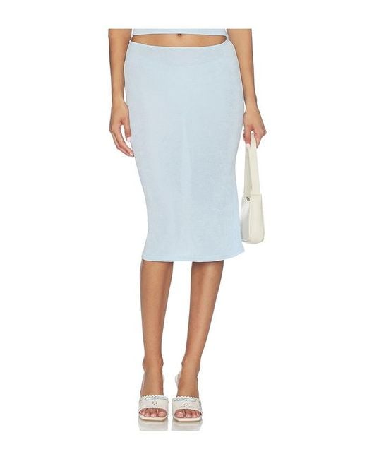 GUIZIO Blue X Revolve Selene Skirt