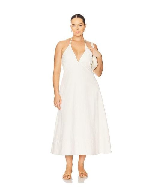 L'academie White 'Academie Emi Midi Dress