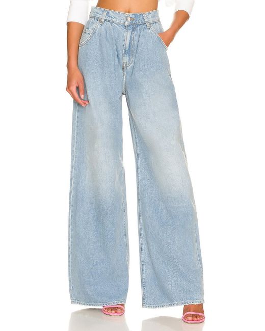 GRLFRND Chloe High Rise Pleated Wide 