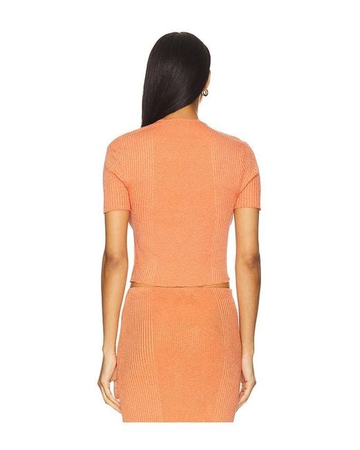 OSIS STUDIO Orange Kelly Top