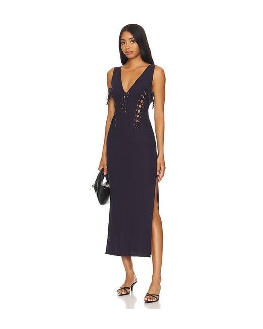 Lioness Blue Dreamscape Midi Dress