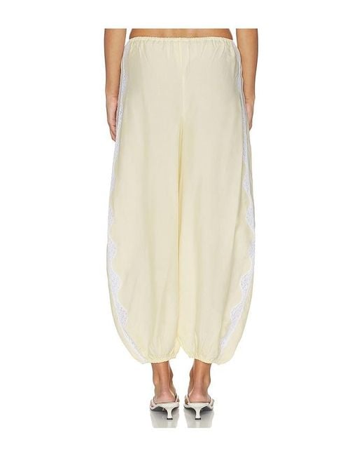 Posse White Tabitha Balloon Pant