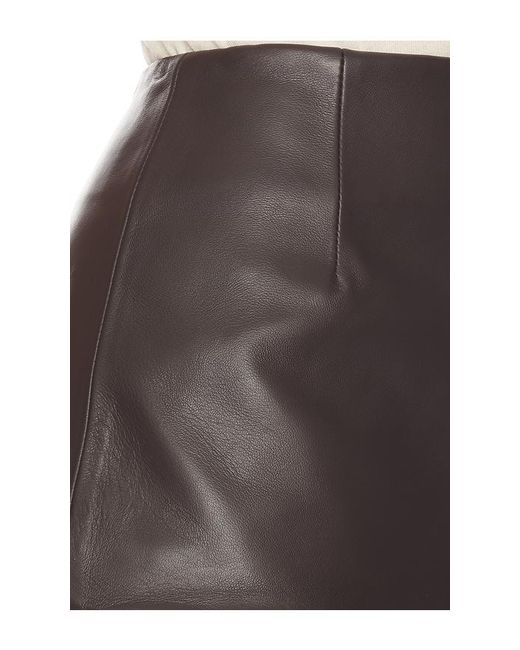 Camila Coelho Black Elia Leather Short
