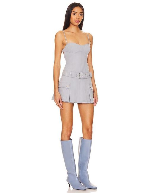 Lovers + Friends Gray Remy Mini Dress