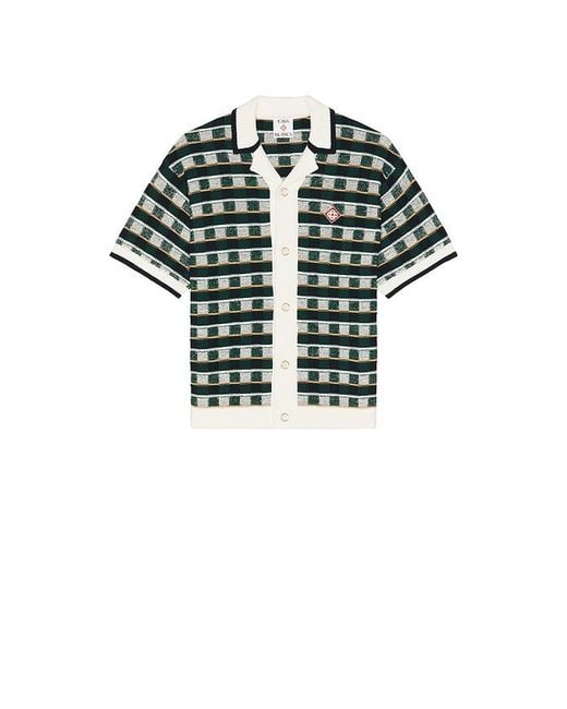Casablanca Green Mosaic Shirt for men