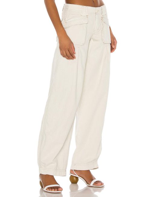 Free People Birch Denim Wide Leg Pant 