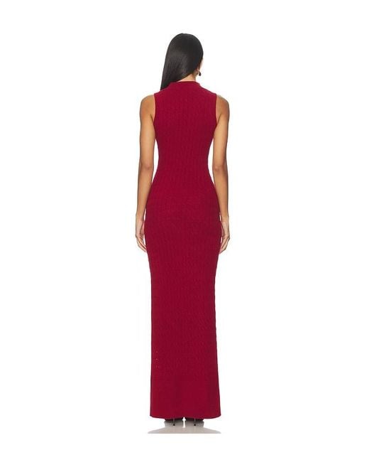 Amanda Uprichard Red Isla Dress