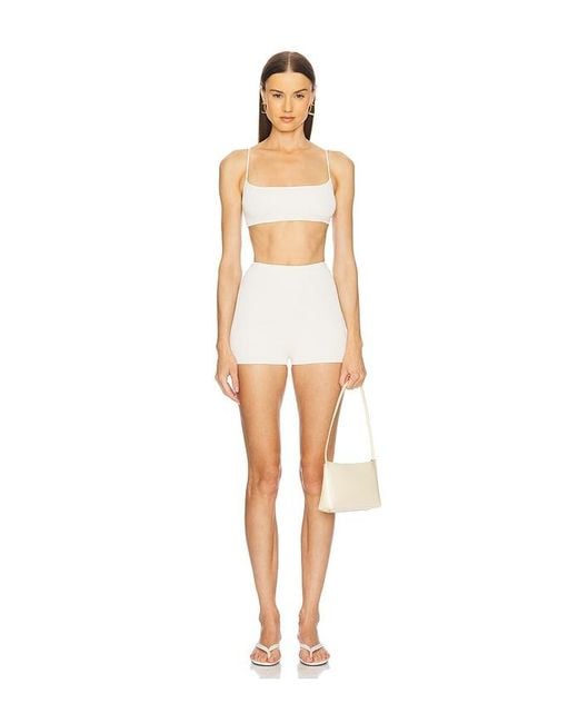 L'academie White 'Academie Viv Knit Bralette