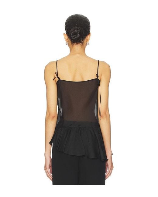 AYA MUSE Black Olyra Top