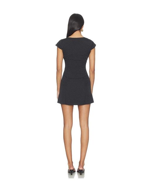 MORE TO COME Black Noa Mini Dress