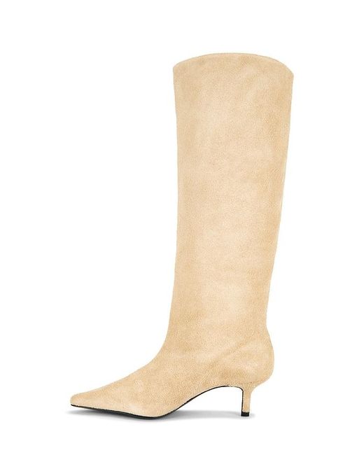 Black Suede Studio White Sutton 50 Boot