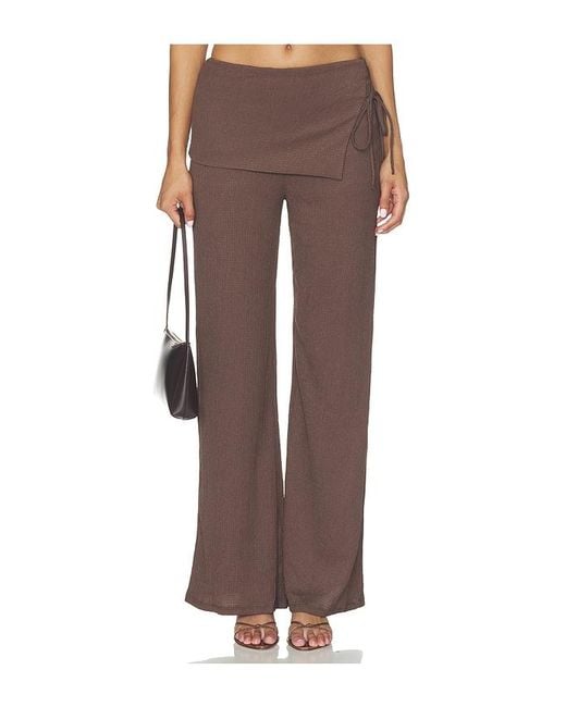 Astr Brown Kyara Pants