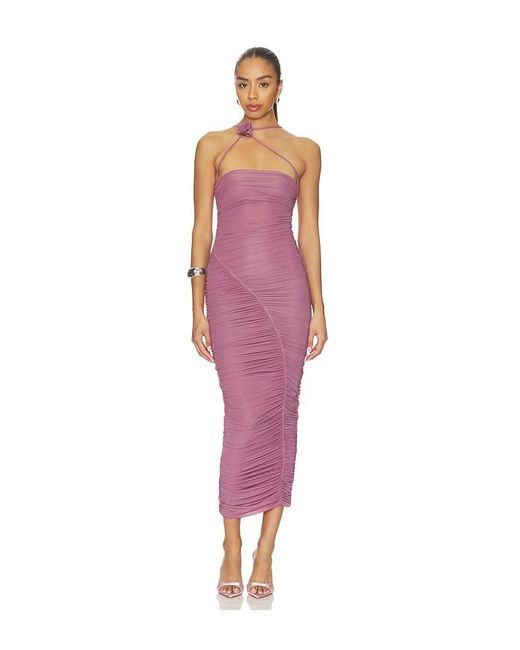 Maygel Coronel Red Muralla Dress