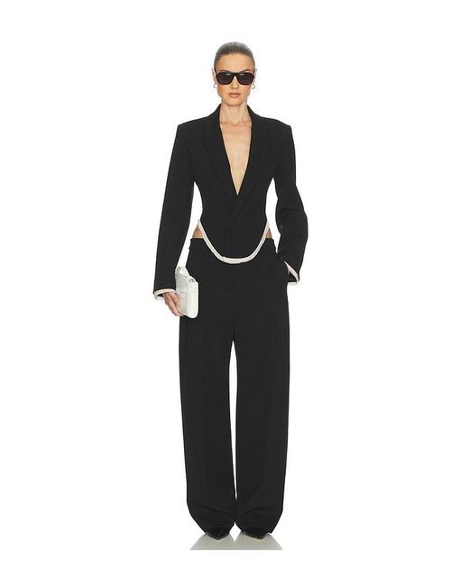 Helsa Black Straight Trouser