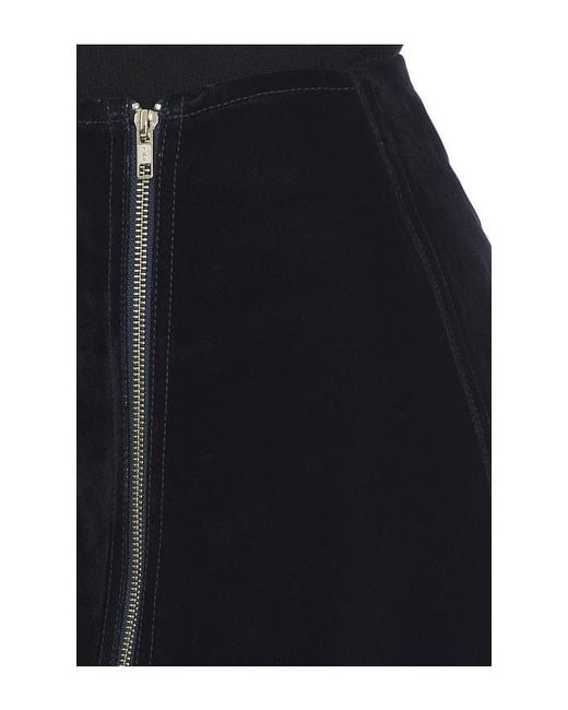 Hudson Black Mini Wrap Skort