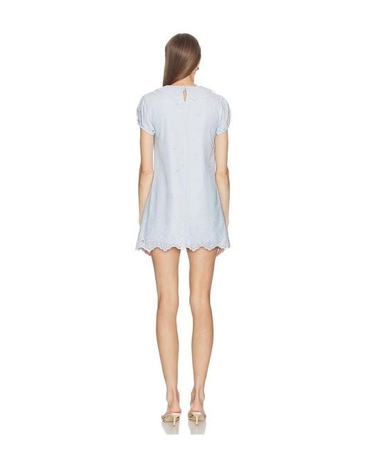 LOBA Blue Sintra Mini Dress