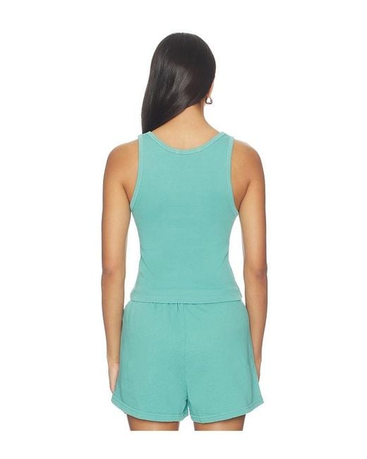 PERFECTWHITETEE Blue Blondie Rib Bra Friendly Tank
