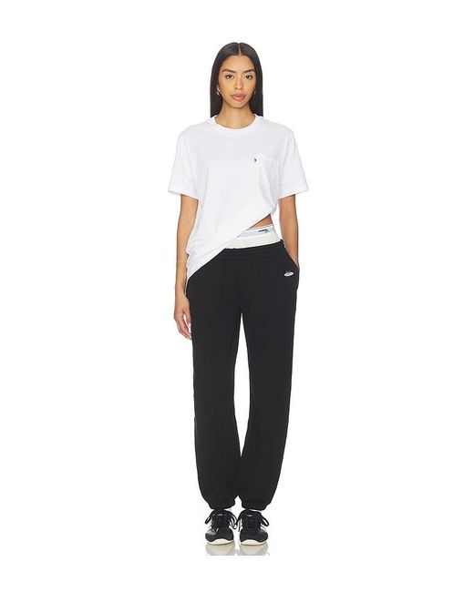 HOMMEGIRLS White X Fruit Of The Loom Pocket Tee
