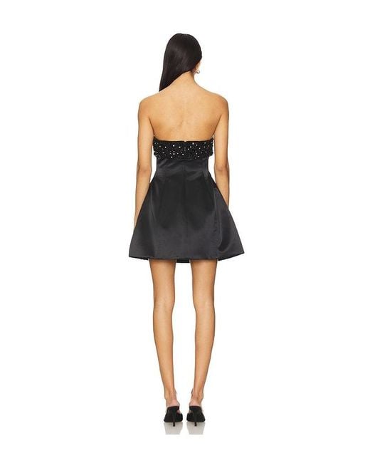 Lovers + Friends Black Audrey Embellished Mini Dress