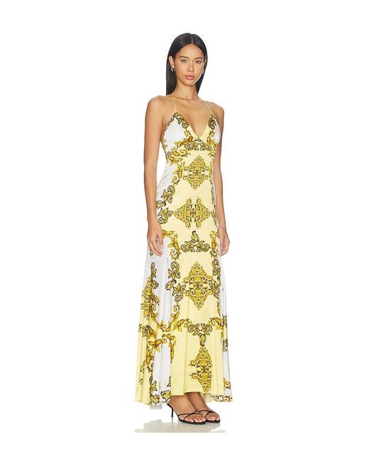 Alice + Olivia Metallic Milta Mermaid Slip Dress