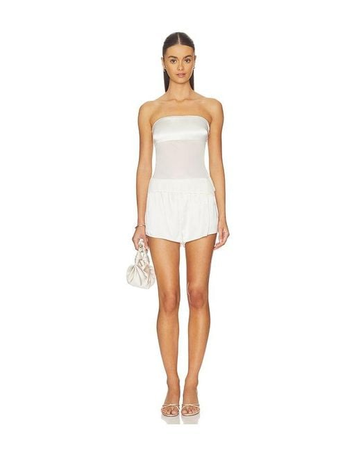 superdown White Ryliana Strapless Top