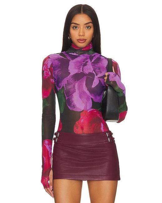 AFRM Red Zadie Top
