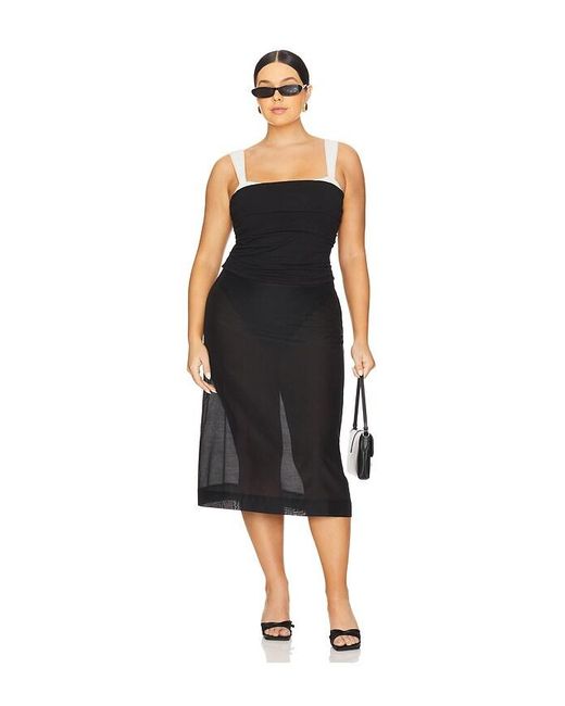L'academie Black 'Academie Gabin Midi Skirt