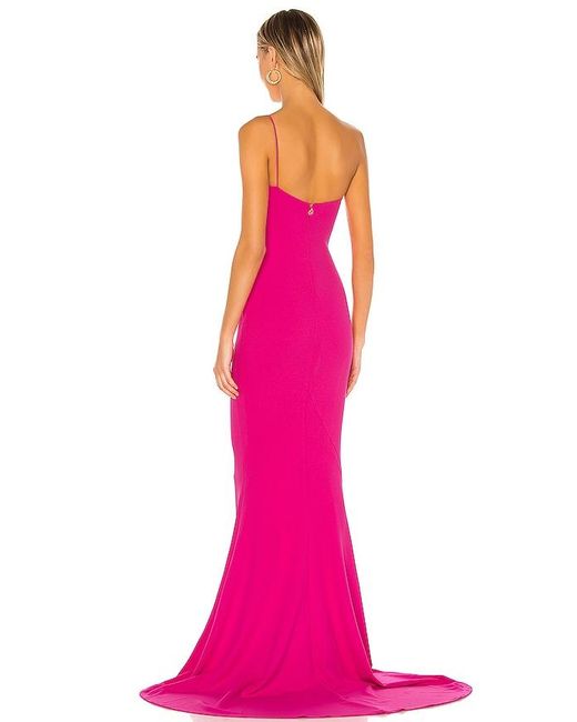Nookie Pink X Revolve Jasmine One Shoulder Gown