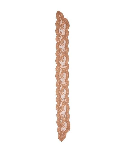 Zimmermann Orange Lace Neck Scarf