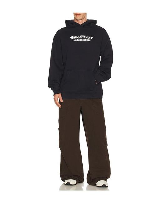 The Hundreds Black X Free And Easy Adam Bomb Hoodie for men